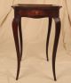 19th Century French Country Carved Fruitwood Antique One Drawer Side Table Stand 1800-1899 photo 4