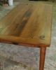 Rustic Antique Oak Harvest Table 1800-1899 photo 1