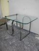 Mid Century Chrome And Glass Side Table 1429 Post-1950 photo 2