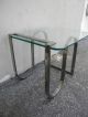 Mid Century Chrome And Glass Side Table 1429 Post-1950 photo 5
