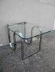 Mid Century Chrome And Glass Side Table 1429 Post-1950 photo 6