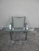 Mid Century Chrome And Glass Side Table 1429 Post-1950 photo 7