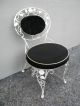 Mid - Century Hollywood Regency Glass - Top Dinette Table And 4 Chairs 2481 Post-1950 photo 9