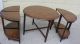 Set Of 5 Nesting Art & Craft Coffee Tables.  Made From Walnut. Post-1950 photo 4