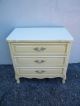 Pair Of Large French Painted End Tables / Side Tables 2751 Post-1950 photo 2