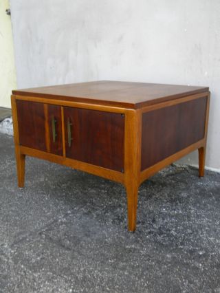 Mid Century Walnut Small Side Table By Lane 1814 photo