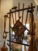 Antique French Bamboo Hall Tree With Mirror Sale 1900-1950 photo 1