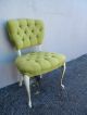 Pair Of French Painted Tufted Side By Side Chairs 2752 Post-1950 photo 5