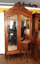 Gorgeous French Antique Walnut Louis Xv Full Size Bed,  Armoire,  & Nightstand 1800-1899 photo 5
