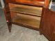 Antique Bedroom Furniture Empire Style Washstand Dresser With Turned Handles 1900-1950 photo 4