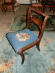 Amazing Antique Victorian Carved Needlepoint Chair 1800-1899 photo 1