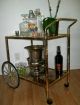 Mid Century Hollywood Regency Brass And Glass Bar Or Tea Serving Cart Post-1950 photo 9