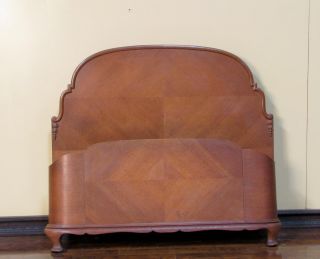 55232 - 1 : Oak French Art Deco Antique Bed photo
