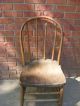 Antique Solid Oak Mission Style Chair Furniture 1900-1950 photo 2