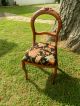 Gorgeous Antique Carved Balloon Back Chair W/glowing Natural Patina 1800-1899 photo 3