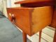 50851 Vintage Pine Shaker Style One Drawer End Table Stand Post-1950 photo 4