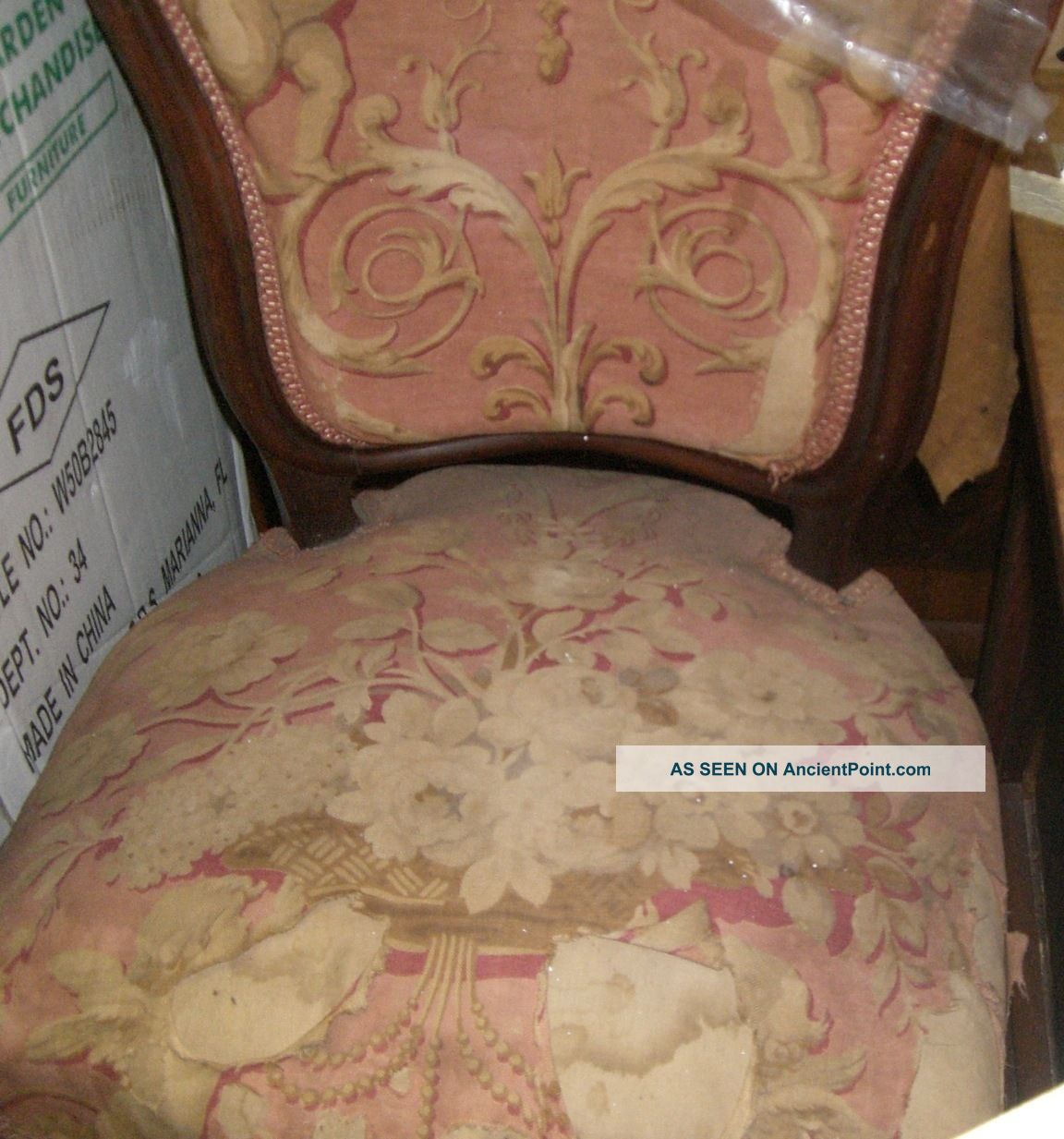 Antique Parlor Chair Pair 1800 ' S 1800-1899 photo
