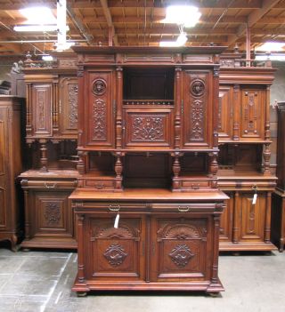 11537 : Antique French Victorian Cabinet / Buffet photo