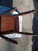 Antique 2 Drawer Primitive Sheraton Side Table Night Stand 1840 ' S Drop Leaf $239 1800-1899 photo 6