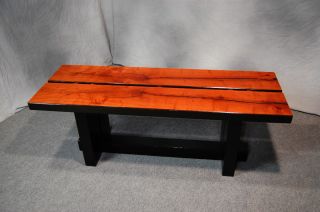 Solid Mesquite Top Coffee Table Or Bench photo