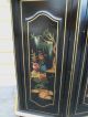 49972 Vintage Oriental Hand Painted Signed Decorated Credenza Server Cabinet Post-1950 photo 7