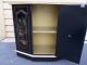 49972 Vintage Oriental Hand Painted Signed Decorated Credenza Server Cabinet Post-1950 photo 8