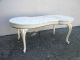 French Painted Kidney Shape Marble Top Coffee Table 2270 Post-1950 photo 1