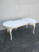 French Painted Kidney Shape Marble Top Coffee Table 2270 Post-1950 photo 2