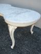 French Painted Kidney Shape Marble Top Coffee Table 2270 Post-1950 photo 6