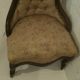 Antique Tufted Queen Anne Chair.  Solid Mohagony And Mewly Reupholsterd 1800-1899 photo 1