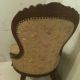 Antique Tufted Queen Anne Chair.  Solid Mohagony And Mewly Reupholsterd 1800-1899 photo 6