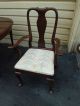 50704 Ethan Allen 8 Piece Dining Room Set China Table + 6 Chairs Chair S Post-1950 photo 4