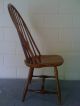 Vintage S.  Bent & Bros.  Solid Oak Windsor Chair In Vgc Post-1950 photo 2