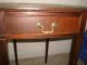 Pair Mid Century Mahogany Drop Leaf Nightstands Tables 1900-1950 photo 11