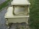 Paine Furn.  Co.  Boston Painted Country French Nightstand / End Table Post-1950 photo 6