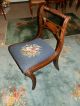 Amazing Antique Victorian Carved Needlepoint Chair 1800-1899 photo 1