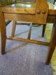 Antique Oak Chair Office,  Armchair,  Industrial,  Refinished Made In Usa 1900-1950 photo 5