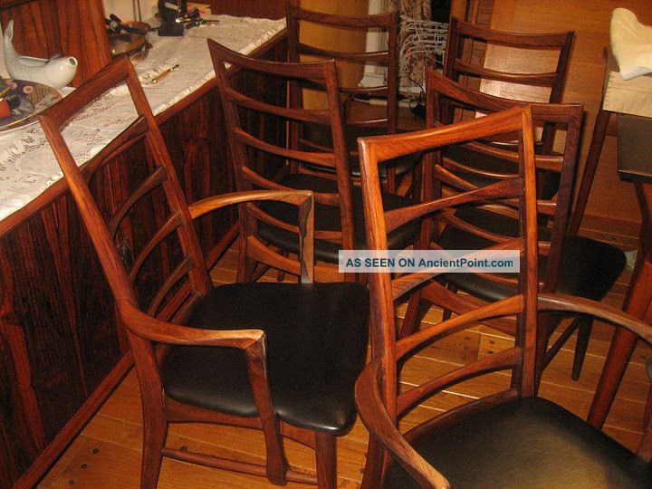 Danish Rosewood Dining Chairs By Koefoeds Hornslet Post-1950 photo