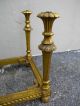 Mid Century Glass Top Gold Leaf Side Table 1479 Post-1950 photo 8