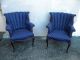 Pair Of French Mahogany Queen Anne Legs Side By Side Chairs 1886 1900-1950 photo 4