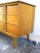 Mid Century Modern Hand Carved Low Dresser With Mirror Post-1950 photo 8