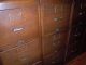 Antique 4 Pc Oak 9 Drawer File With Flat File Sectional Library Bureau Co 1920 ' S 1900-1950 photo 10