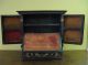 Rare Antique Coromandel Drop Front Inlaid Writing Cabinet 19th Box Boxes photo 5