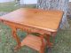 Gorgeous Antique Victorian Parlor Table With Carved Detail And Embelishments 1800-1899 photo 4