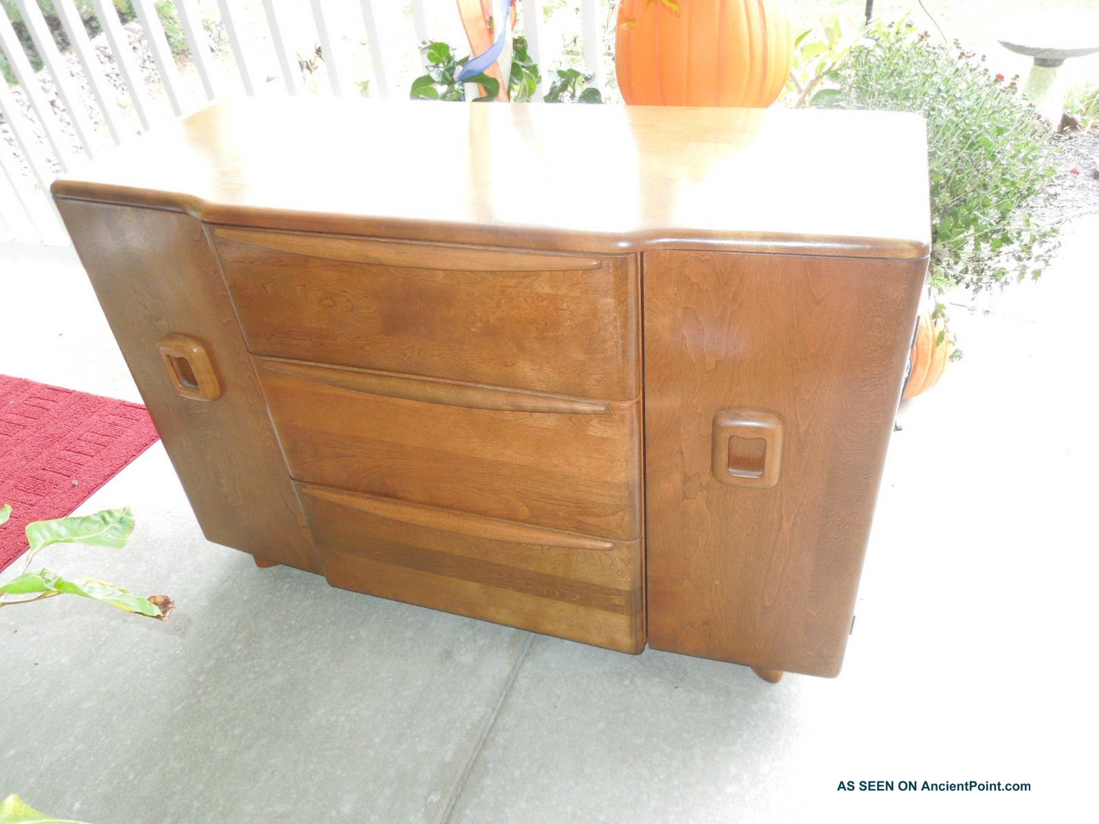 M - 192 Heywood Wakefield 3 Drawer Buffet Mid Century Modern Furniture Post-1950 photo
