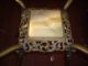 Antique Victorian Art Nouveau Plant Lamp Stand With Marble 15 1/2 S.  X 32 1/2 T Unknown photo 5
