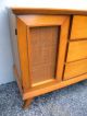 Mid - Century Maple Dresser With Caning 2228 Post-1950 photo 7