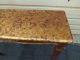 50940 Gold Decorator Library Sofa Console Table Stand Post-1950 photo 1