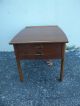 Lane Mid Century Walnut Living Room Side / End / Night Table With A Drawer Post-1950 photo 2