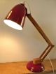 Vintage Retro Habitat Maclamp By Conran Wooden Arm 50s 60s Desk Table Lamp 20th Century photo 5